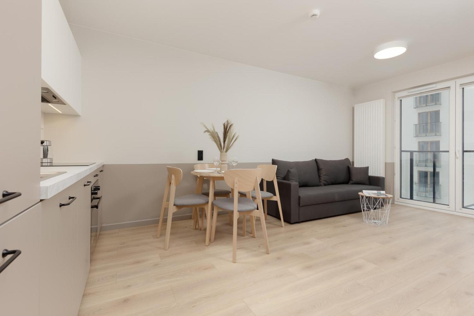 Aparthotel Mokotow Business Center By Noclegi Renters Warsaw Ngoại thất bức ảnh