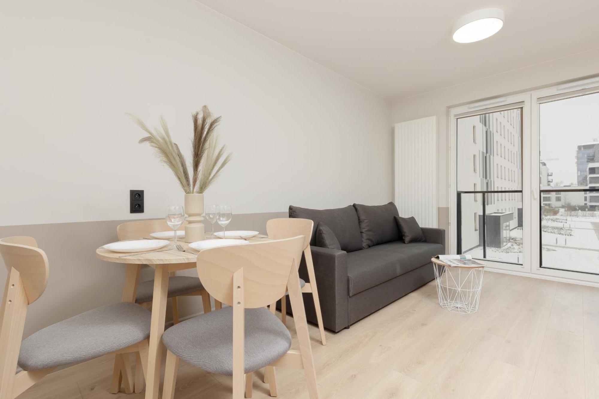 Aparthotel Mokotow Business Center By Noclegi Renters Warsaw Ngoại thất bức ảnh