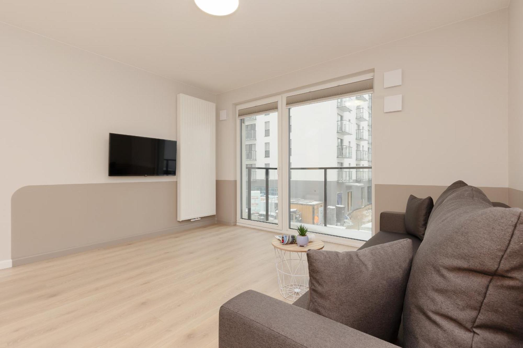 Aparthotel Mokotow Business Center By Noclegi Renters Warsaw Ngoại thất bức ảnh